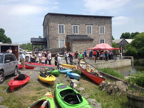 Canoe Poker Run Spencerville Mill